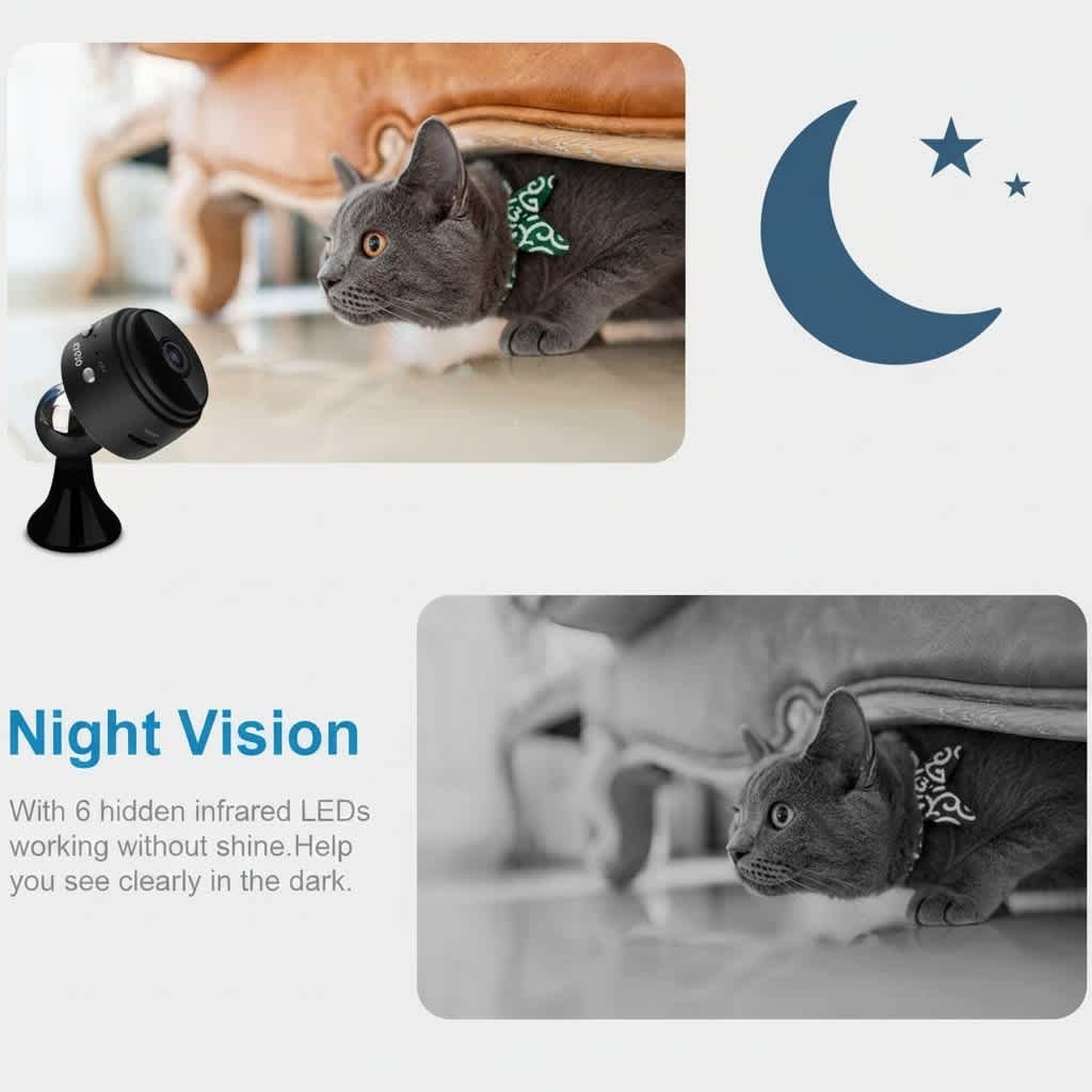 Magnetic HD Mini Camera