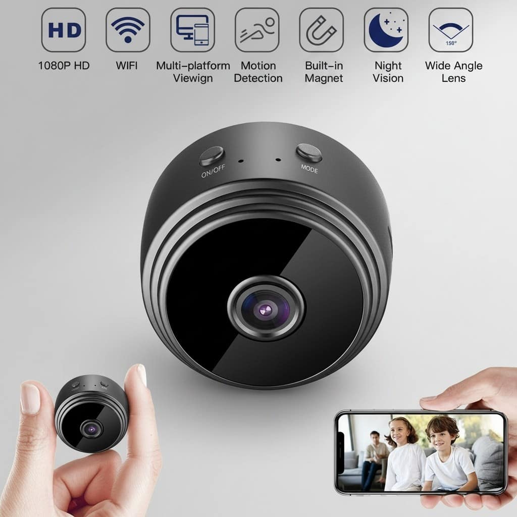 Magnetic HD Mini Camera