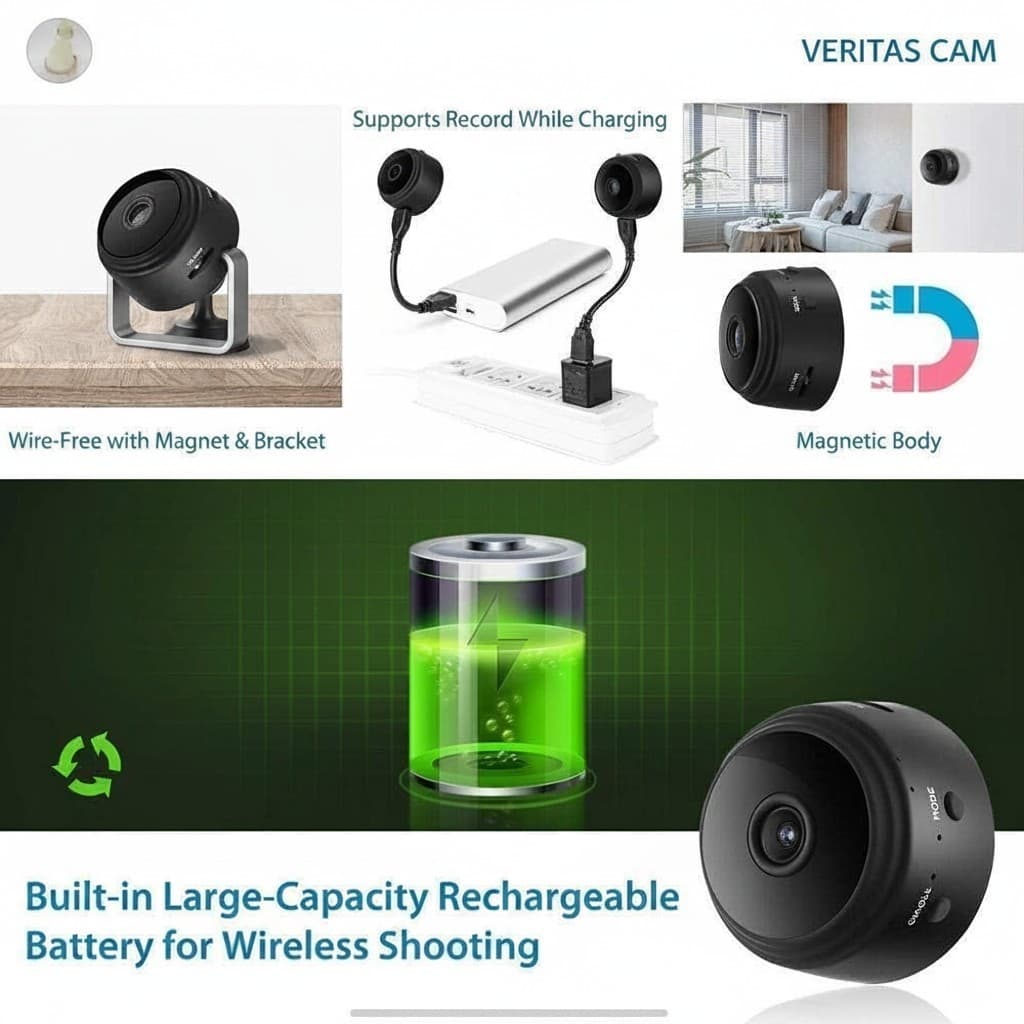 Magnetic HD Mini Camera